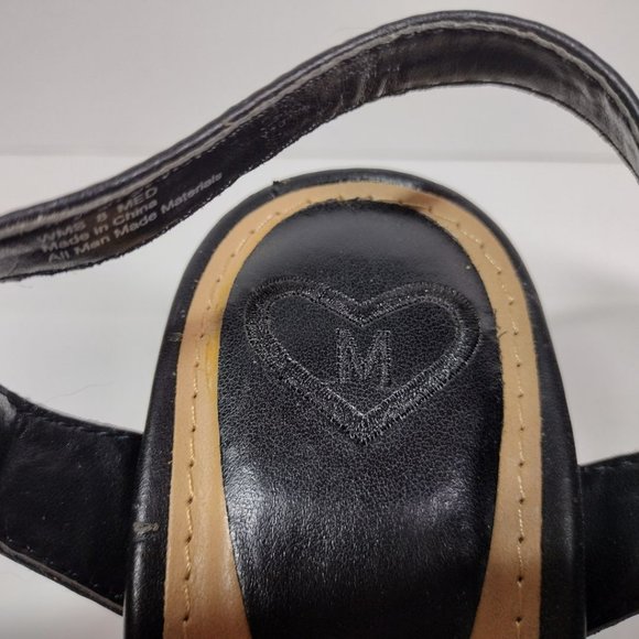 Strappy black sandal 8M - Picture 6 of 8